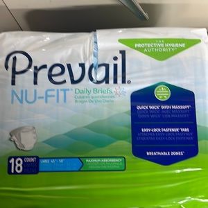 Never been used never been opened adult size large diapers